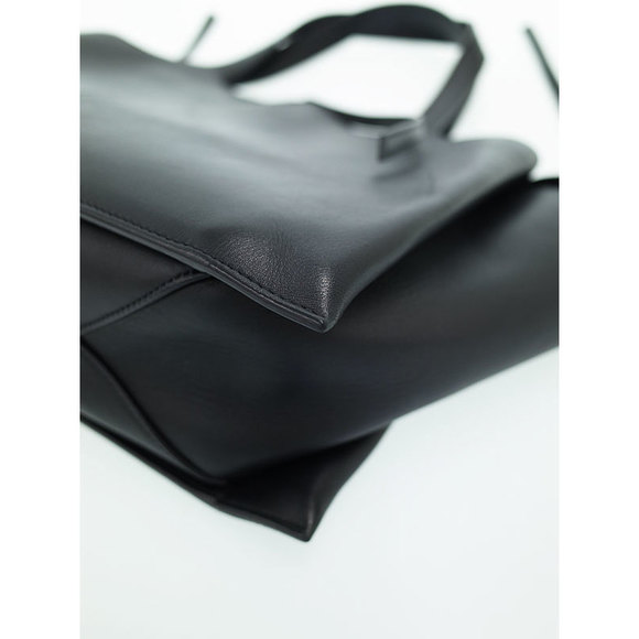 Celine Trifold Medium Tote Bag Black - Picture 8 of 9